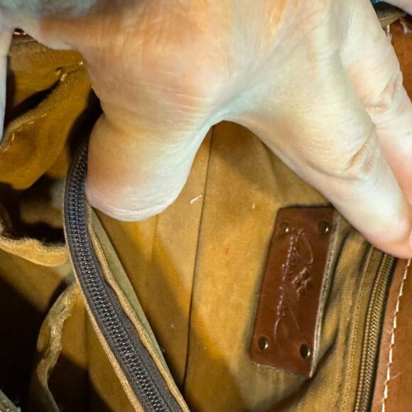 Patricia Nash Bianco Crossbody Organizer Clutch Brown Leather Shoulder Bag - Picture 7 of 13